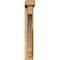 Ekena Millwork Imperial Block Rough Sawn Bracket w/ Offset Brace, Western Red Cedar, 4"W x 18"D x 26"H BKT0402X18X26IMP05RWR - alternate 3
